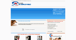 Desktop Screenshot of bourse-emploi-public.fr